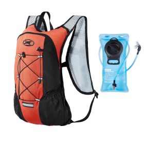 Hydration Backpack with 2L TPU Water Bladder, Hydration Pack Backpack, Lightweight Hiking Water Backpack for Men Women, Hydro Water Daypack for Hiking (Color: Orange, Type: Lightweight)