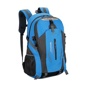 36L Outdoor Backpack Waterproof Daypack Travel Knapsack for Hiking Camping Picnic Travel School Spring Summer (Color: Blue)